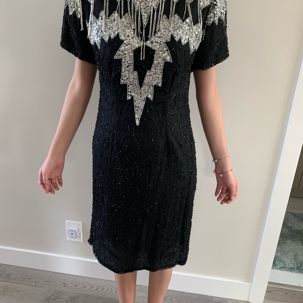 Vintage beaded and sequenced night dress